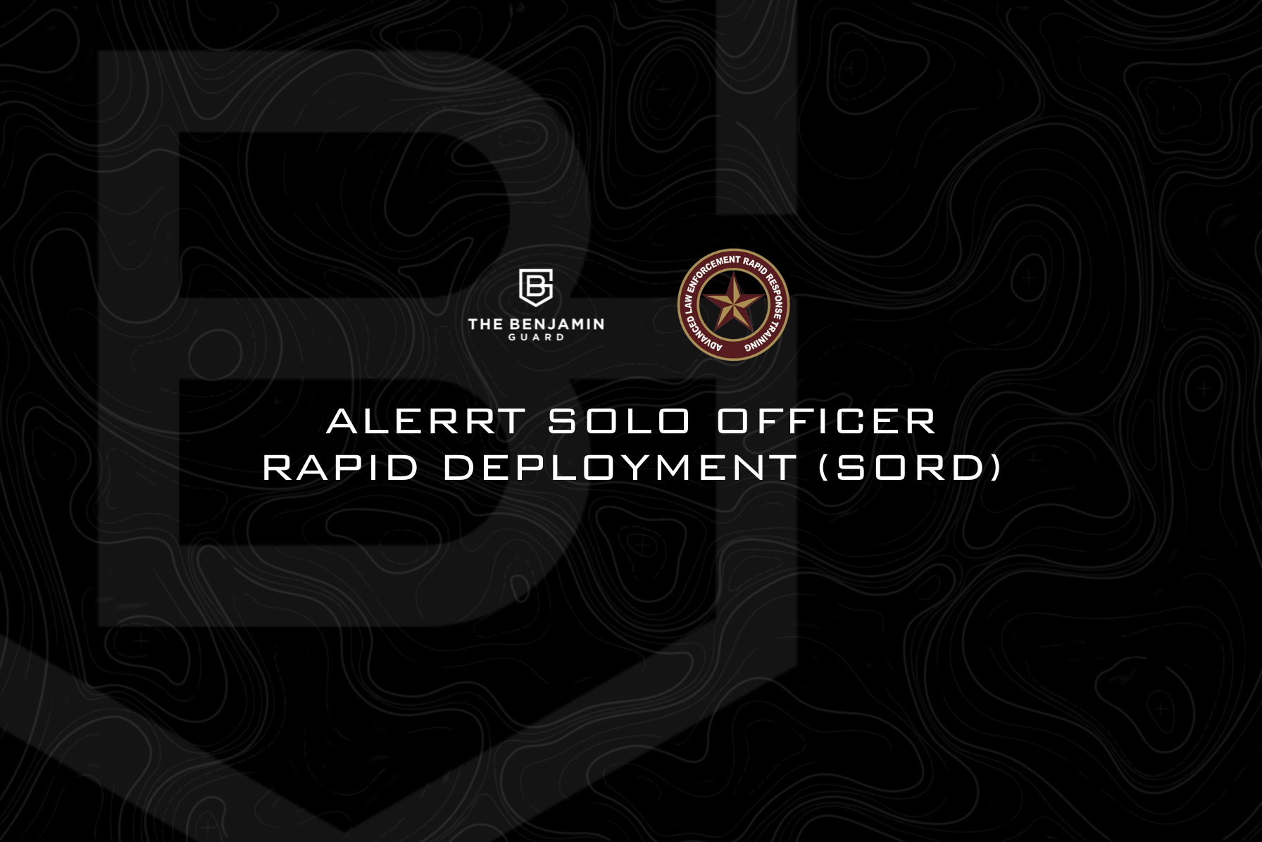 ALERRT SOLO OFFICER RAPID DEPLOYMENT SORD Class