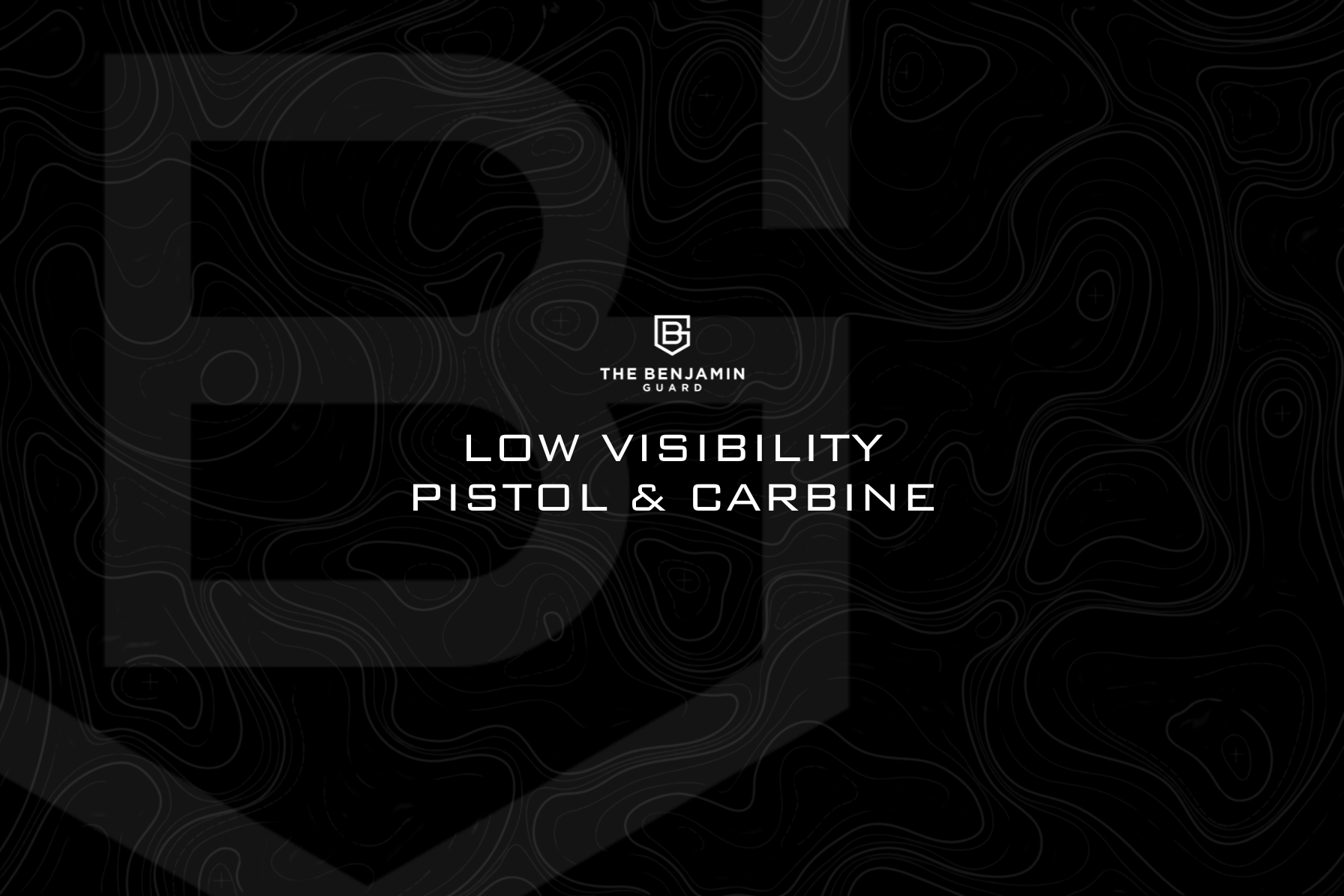 Low Visibility Pistol & Carbine Class